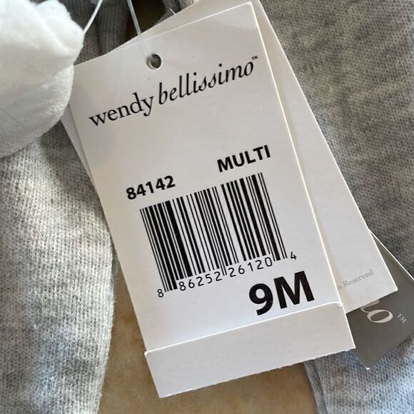 NWT Wendy Bellisimo Onesy and Matching Headband Size 9M - Picture 3 of 3